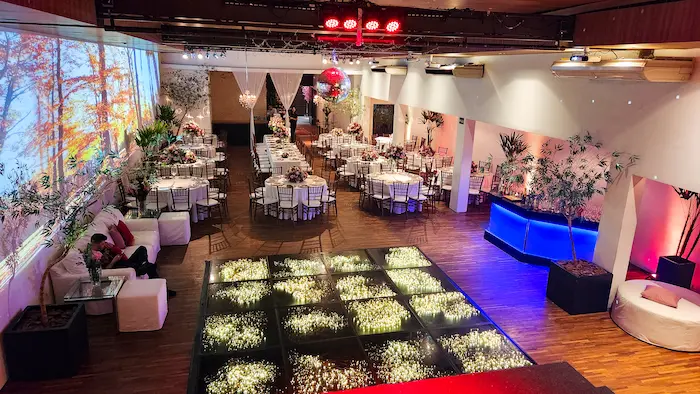 Salão sofisticado para buffet de festa de 15 anos em São Paulo - Zona Sul